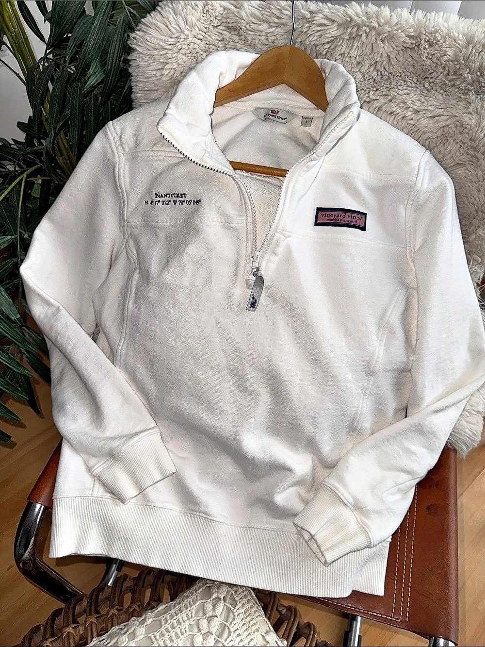 Vineyard Vines Nantucket Coordinates Shep Shirt White Small